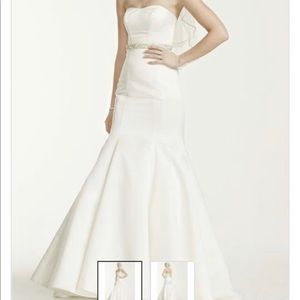 Satin Mermaid Wedding Gown
